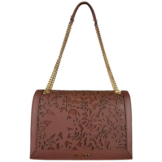 Brown Leather Di Calfskin Crossbody Bag