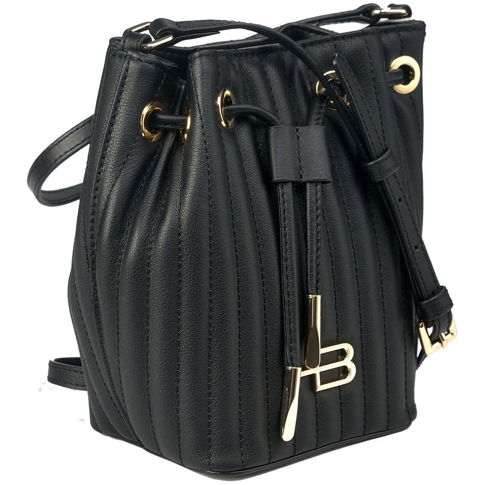 Elegant Quilted Mini Bucket Shoulder Bag