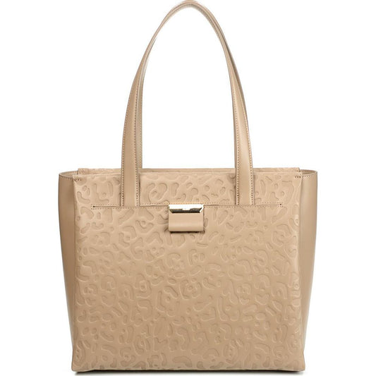 Spotted Calfskin Chic Shopper Bag