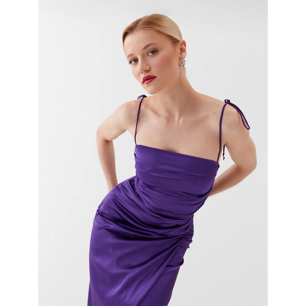 Elegant Violet Bodycon Dress