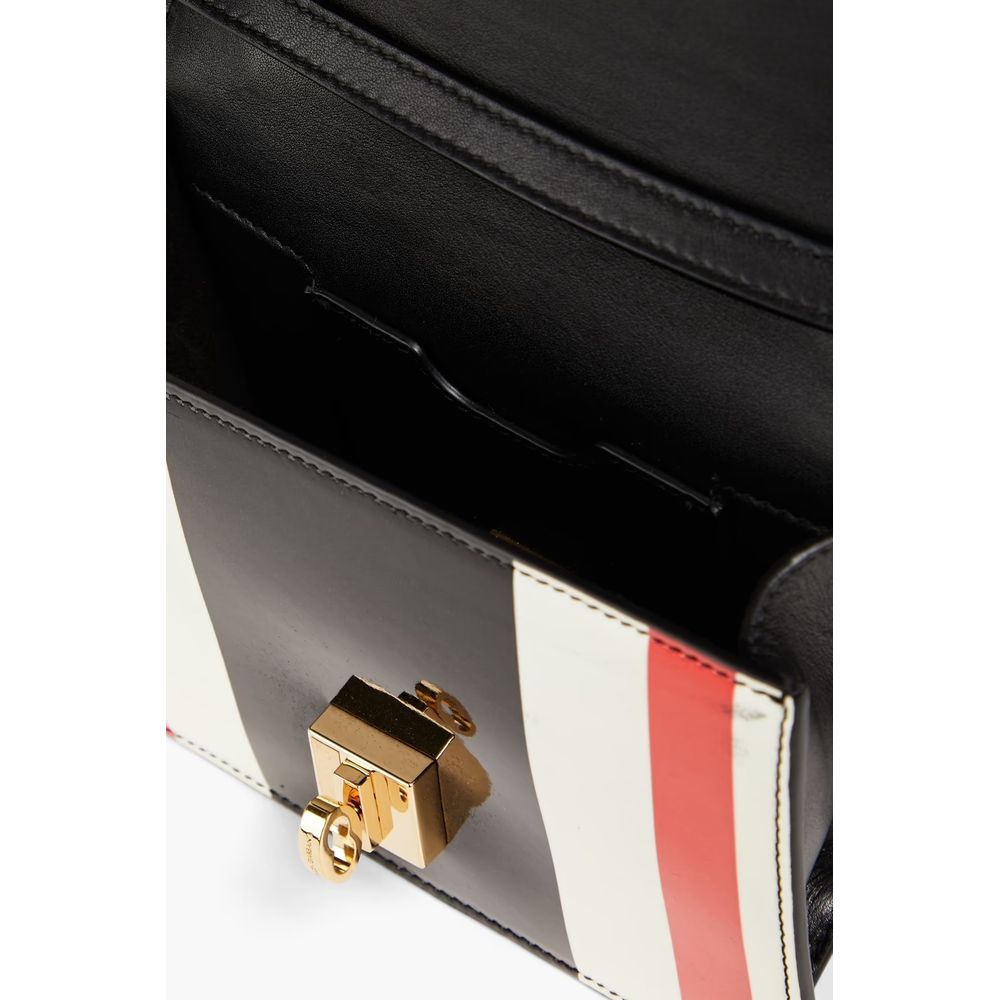 Elegant White Patent Leather Crossbody Bag