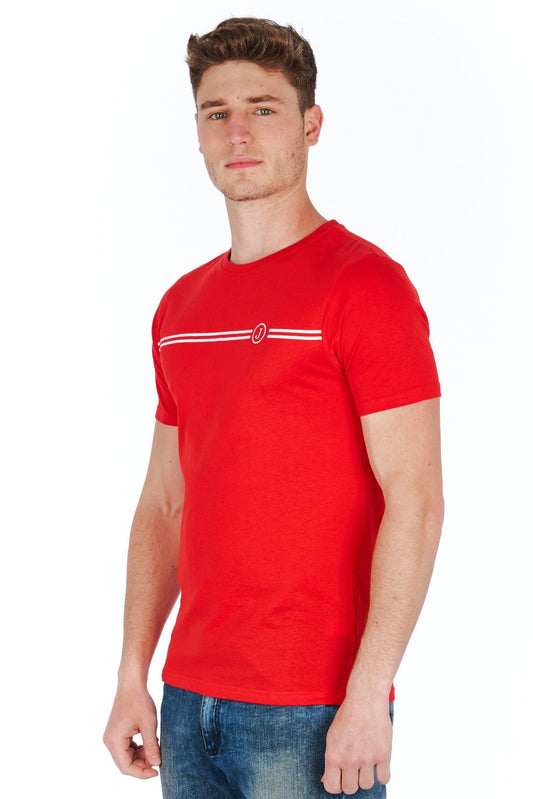 Slim Fit Jersey Tee with Front Print