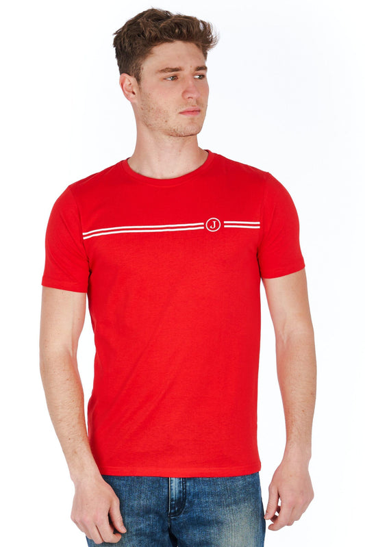 Slim Fit Jersey Tee with Front Print