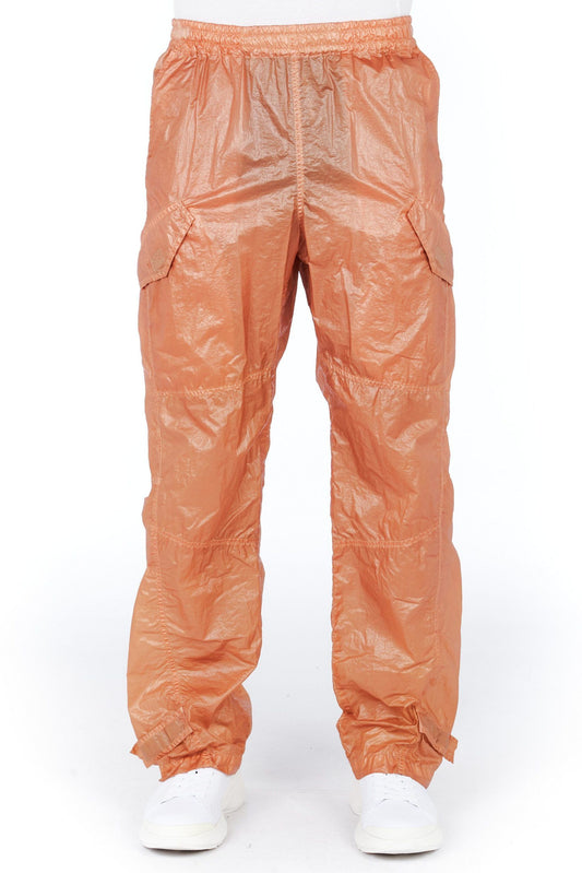 Orange Garment-Dyed Technical Trousers