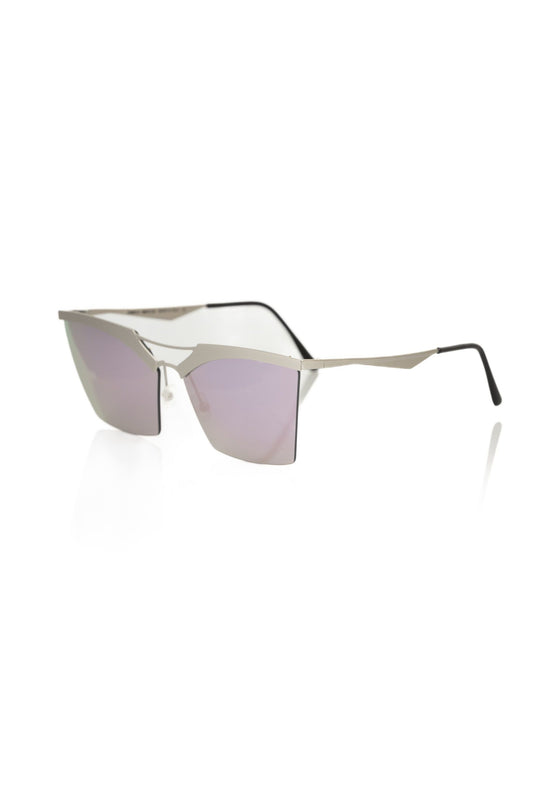 Chic Silver Clubmaster Sunglasses with Shaded Lens