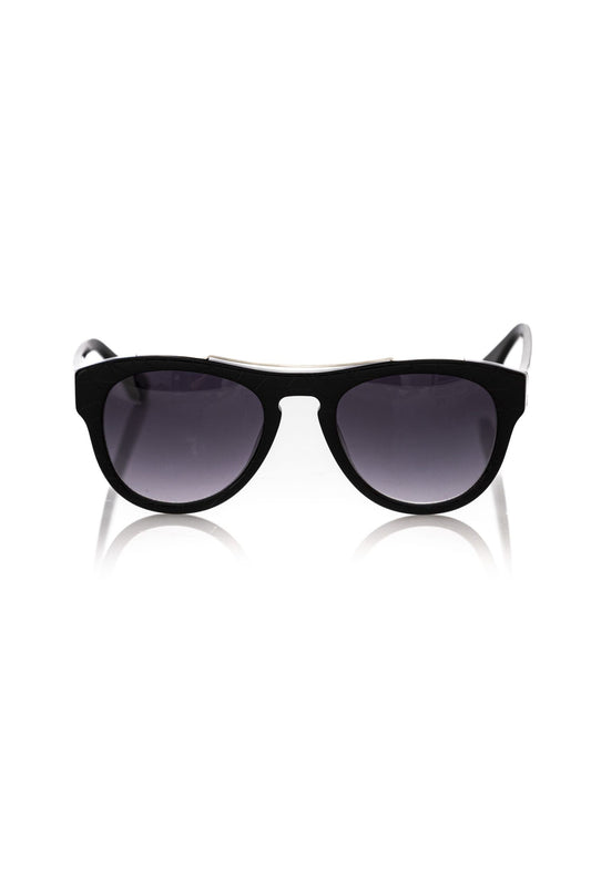Chic Geometric Black Wayfarer Sunglasses