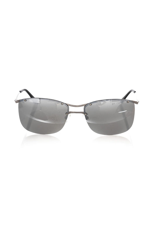 Sleek Silver Clubmaster Sunglasses