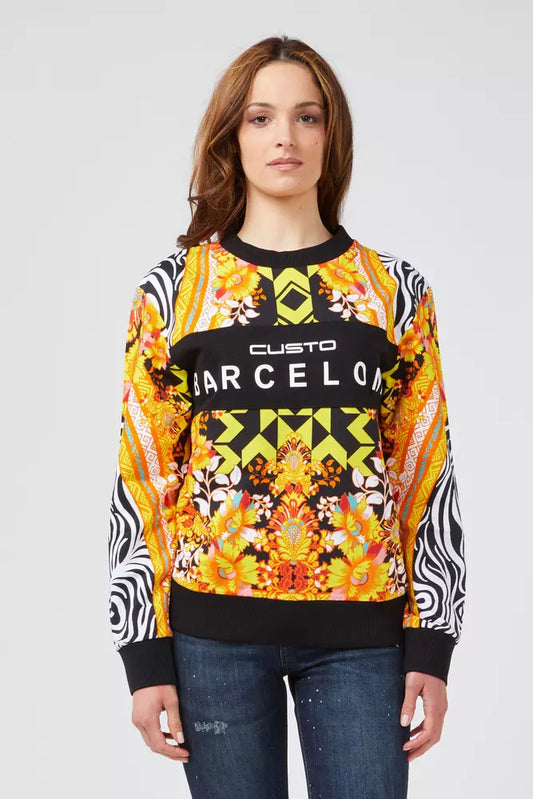 Chic Multicolor Fantasy Sweater