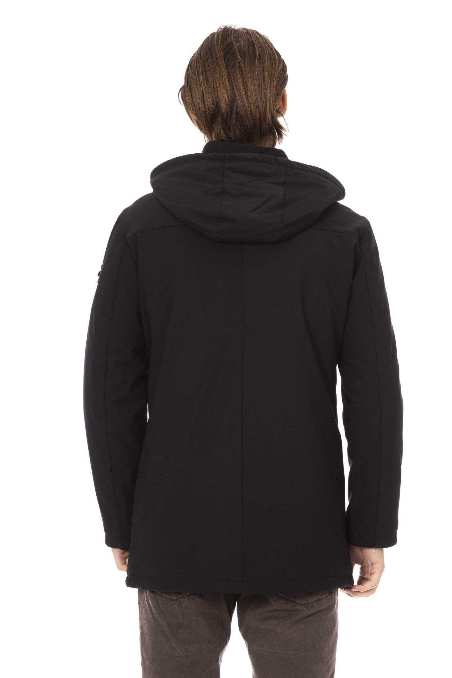 Elegant Long Jacket with Adjustable Hood