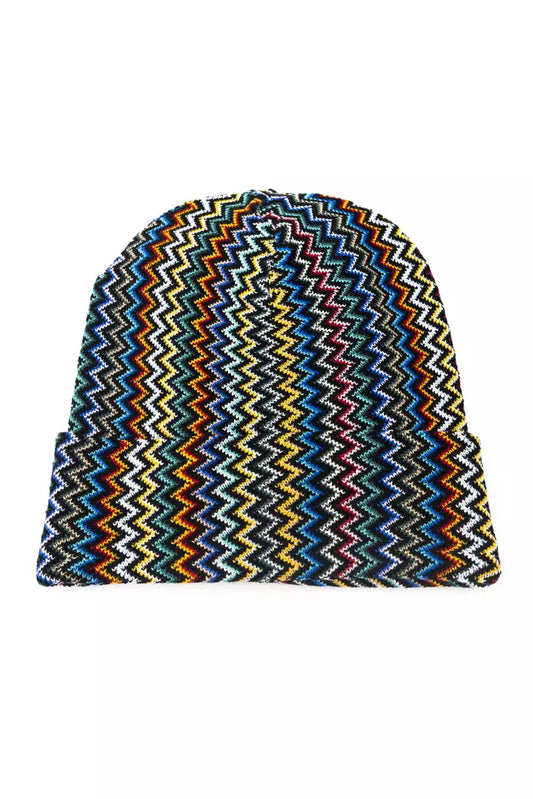 Geometric Fantasy Multicolor Wool Hat