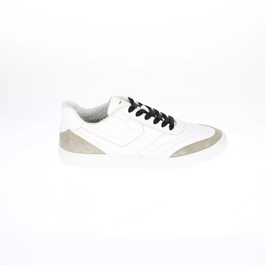 Chic Two-Tone Leather Sneakers
