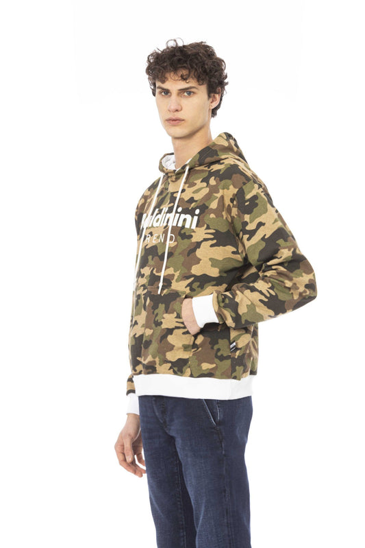 Elevated Army Brushed Hoodie with Maxi Pocket