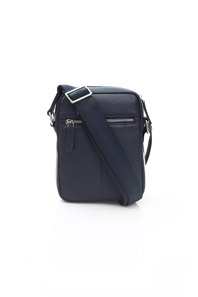Elegant Blue Crossbody Messenger Bag