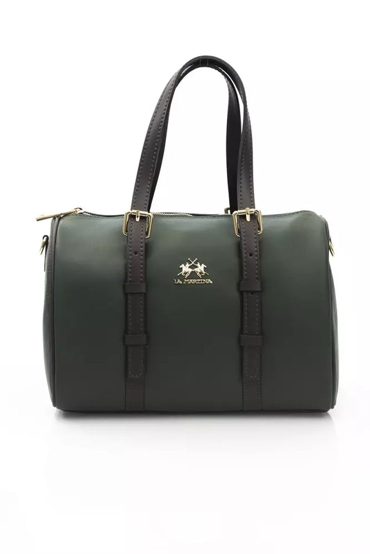 Green Calfskin Messenger Bag