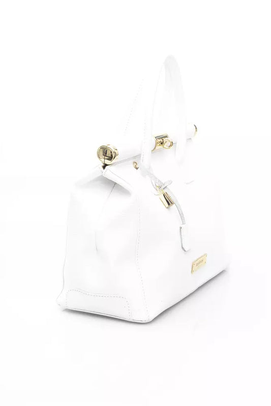 White COW Leather Handbag