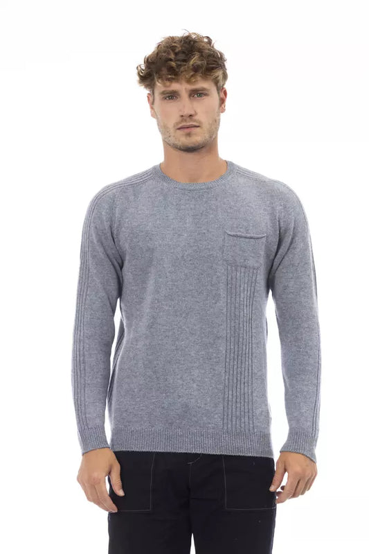 Light Blue Viscose Sweater