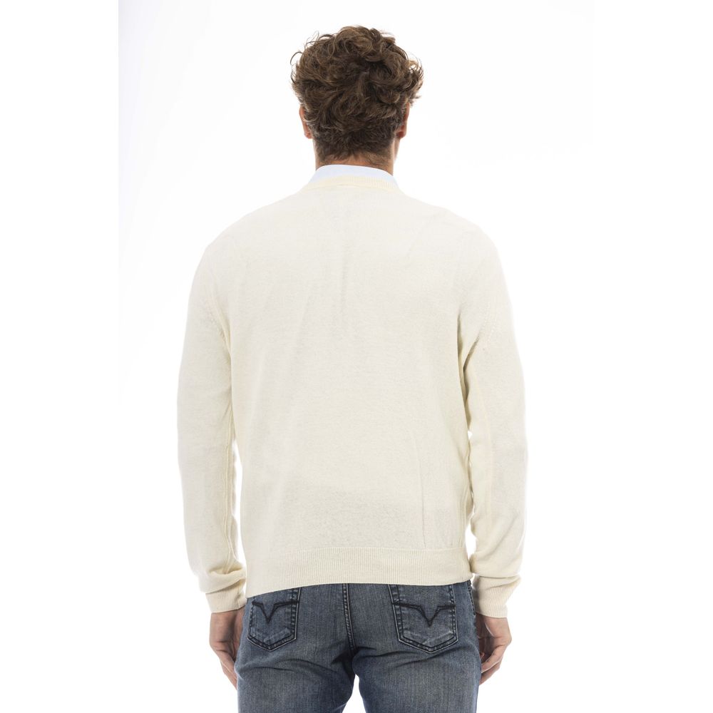 Elegant V-Neck Wool Sweater - Refined Comfort Awaits