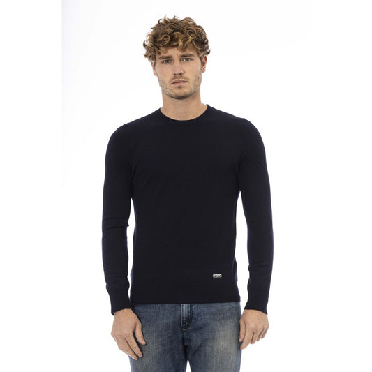 Elegant Crew Neck Wool-Blend Sweater