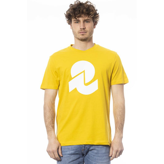 Sunny Yellow Crew Neck Logo Tee