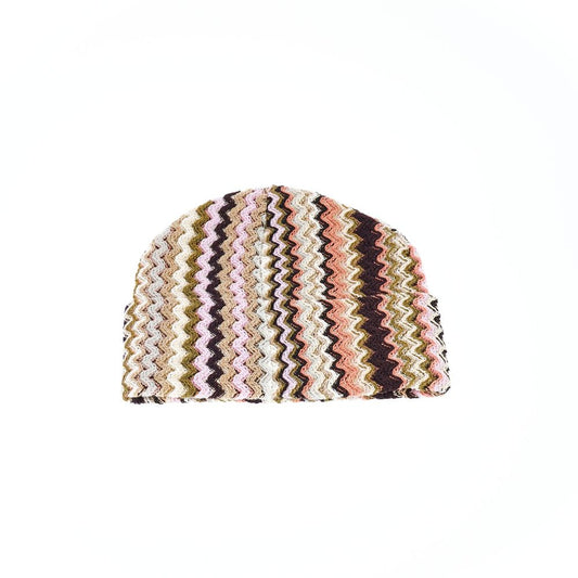 Geometric Fantasy Multicolor Wool-Blend Hat