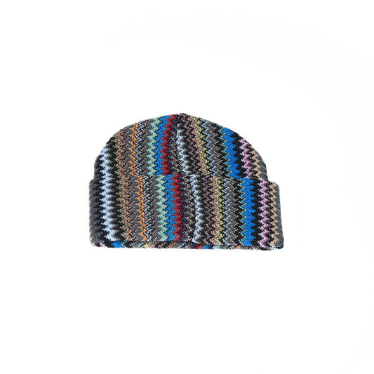Geometric Fantasy Multicolor Wool-Acrylic Hat