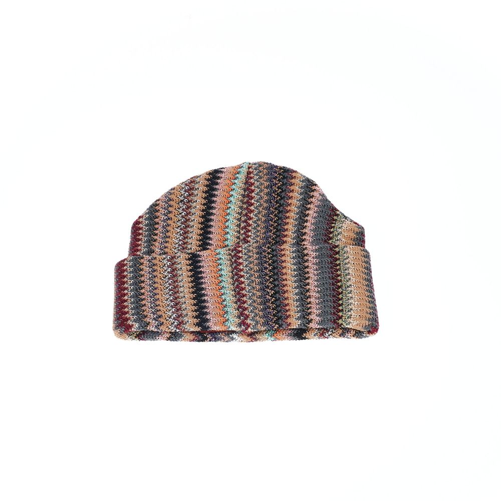Geometric Fantasy Chic Multicolor Wool Hat