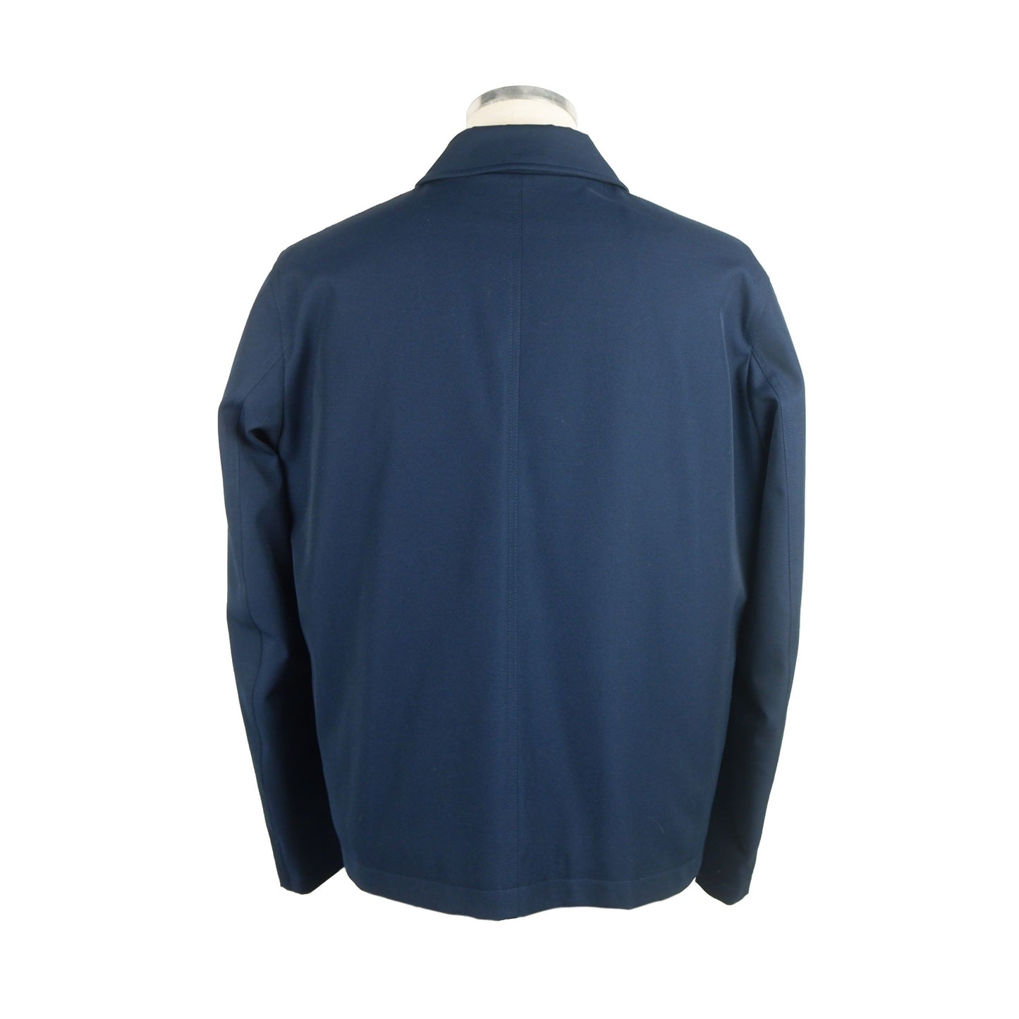 Elegant Blue Herno Jacket with Zip Pockets
