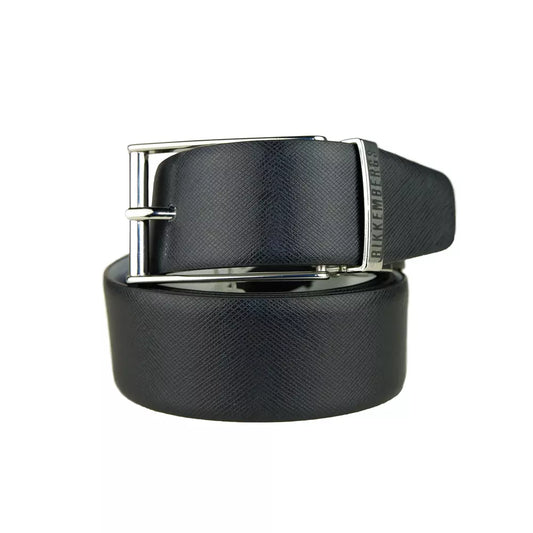 Elegant Reversible Calfskin Men's Belt
