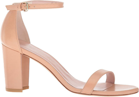 Chic Pink Nappa Leather Sandals