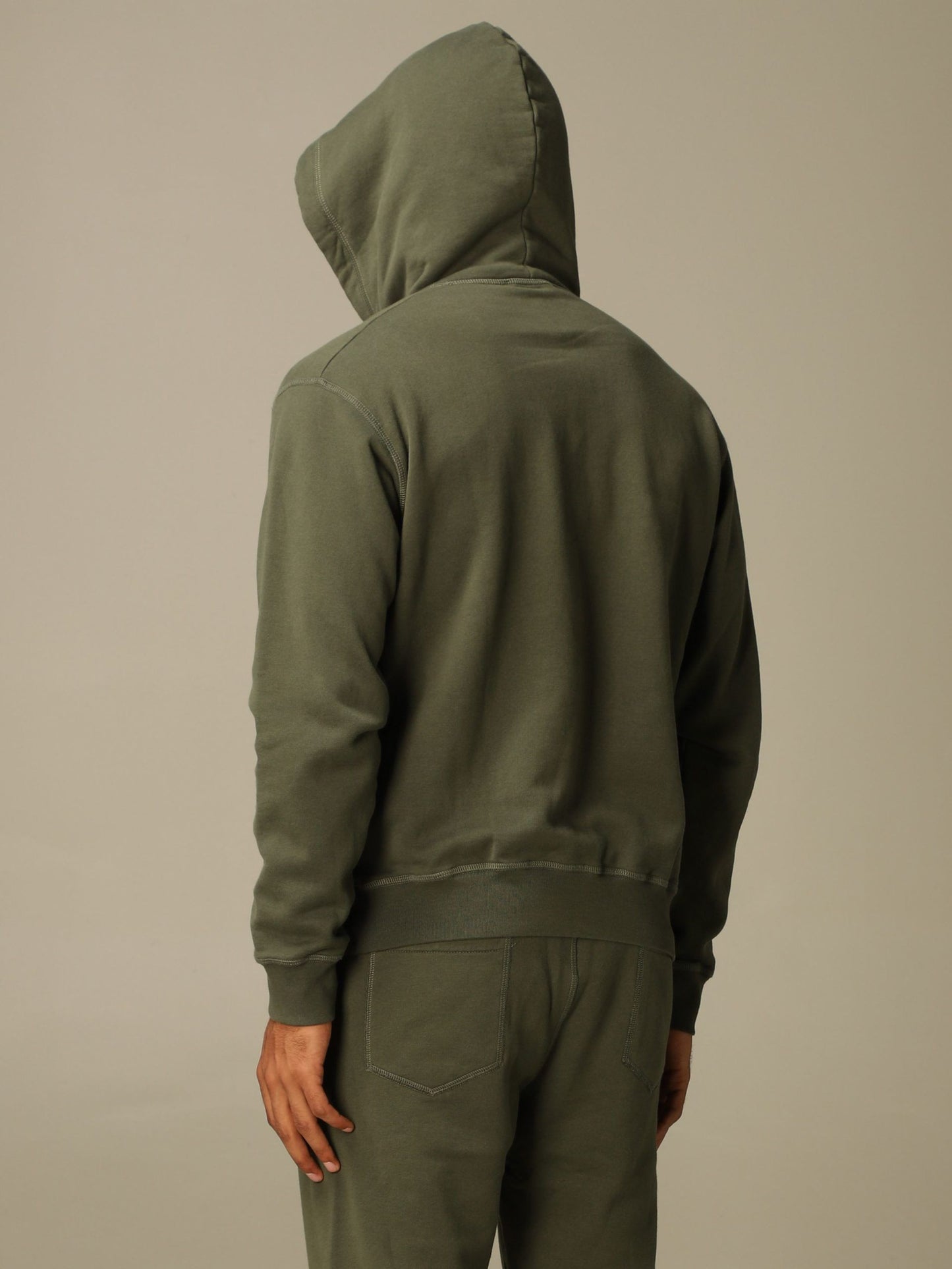 Army Green Icon Logo Hoodie