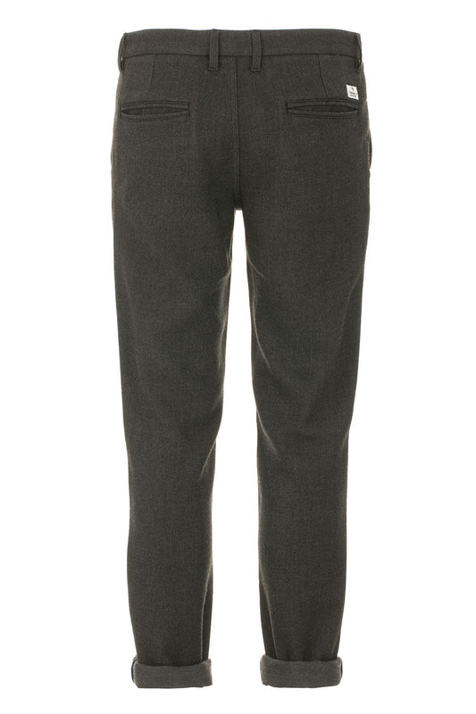 Dark Grey Regular Fit Men's Trousers