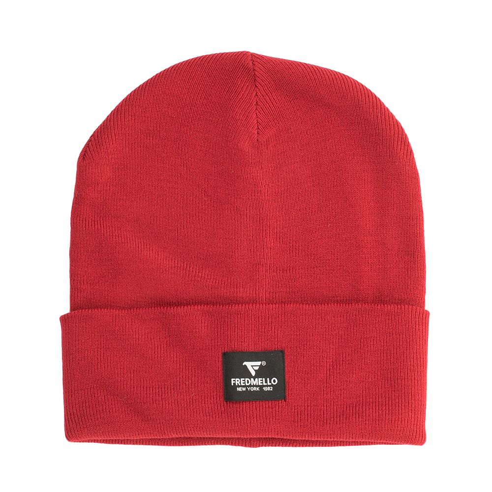 Chic Red Cap for the Modern Man