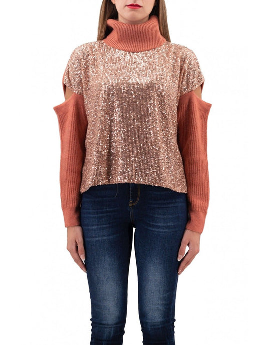Sequin Embellished Mohair-Blend Sweater