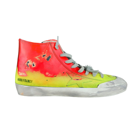 Multicolor Patent Leather Sneakers - Luminous Style
