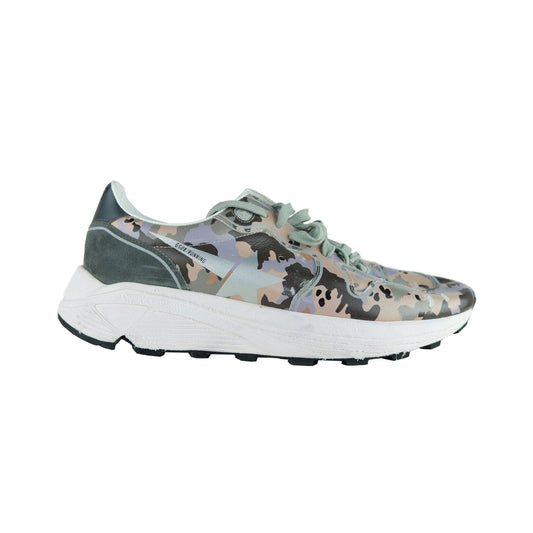 Camouflage Chic Patent Leather Sneakers