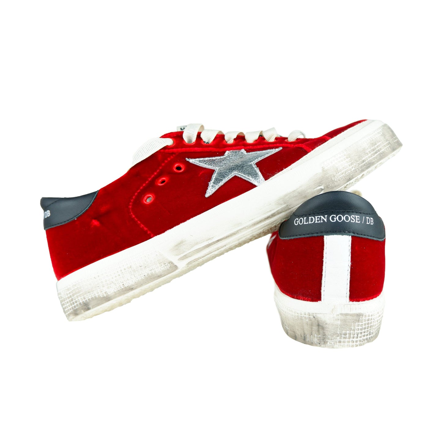 Velvet Red Elegance Sneakers