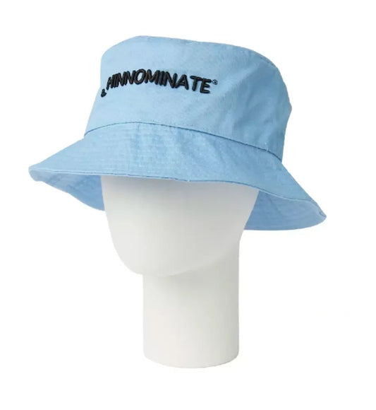 Chic Light Blue Cotton Hat with Front Logo