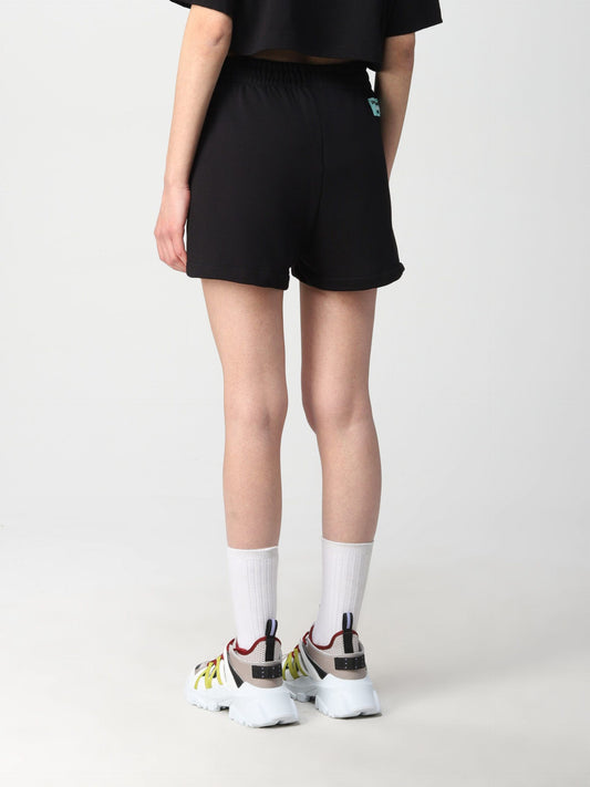 Chic Black Cotton Shorts - Italian Made