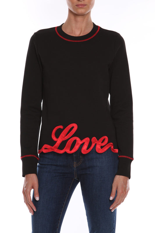 Embroidered Love Crewneck Sweatshirt