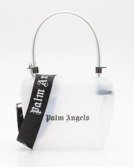 Elegant Transparent Lock Bag with Strap Belt