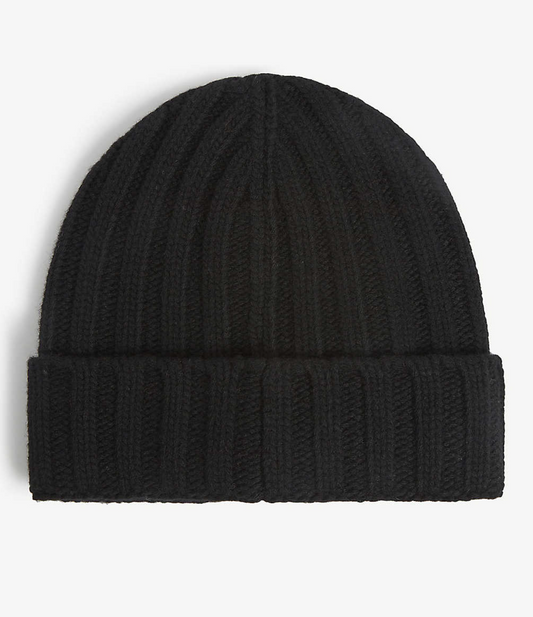 Elegant Black Wool Hat - Made in Italy