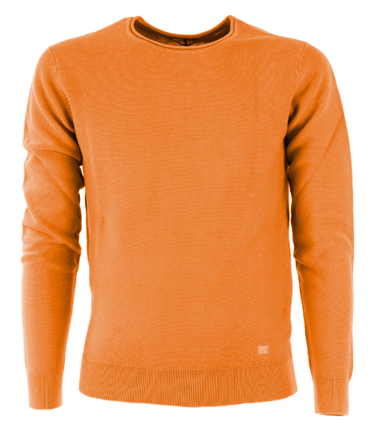 Acid-Etched Cotton Raglan Sweater for Men