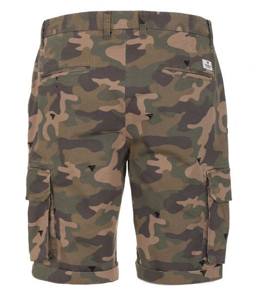 Chic Camouflage Cotton Blend Bermuda Shorts