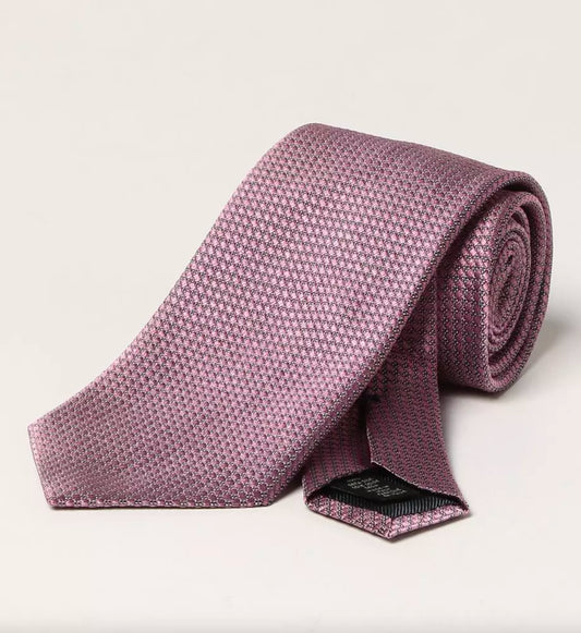 Elegant Pink Silk Tie