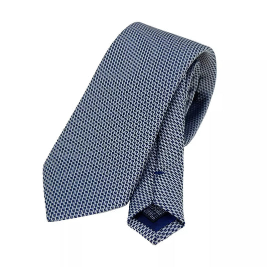 Elegant Italian Silk Tie - Gray