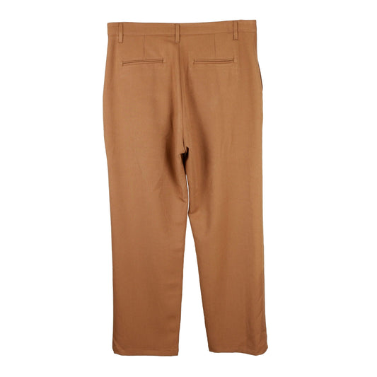 Milano Stitch Luxury Long Trousers in Brown