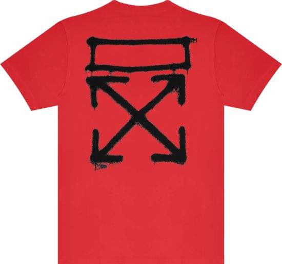 Vibrant Red Logo Cotton Jersey Tee