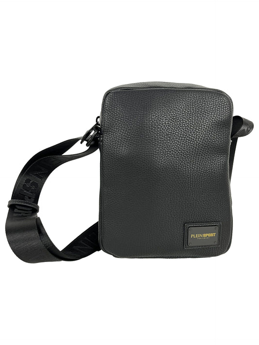 Eco-Leather Men's Sleek Messenger Bag
