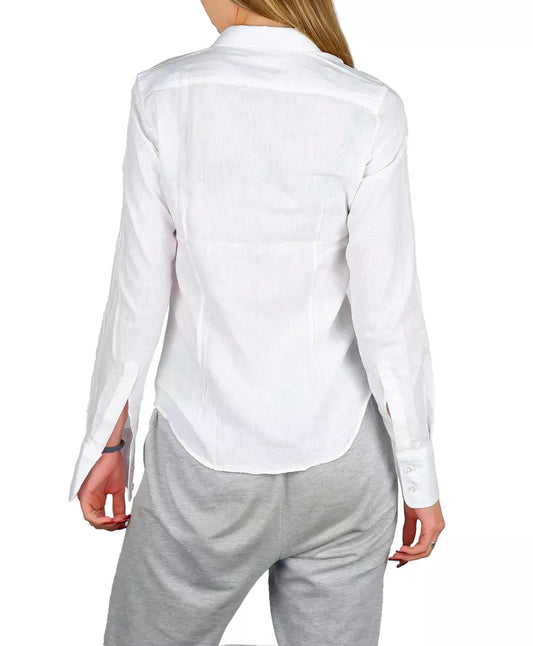 Chic Milanese Cotton-Linen Summer Shirt