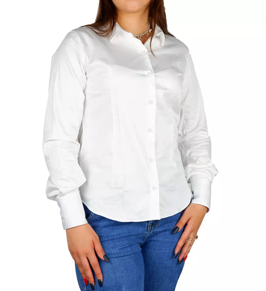 Elegant Satin Cotton Milano Shirt